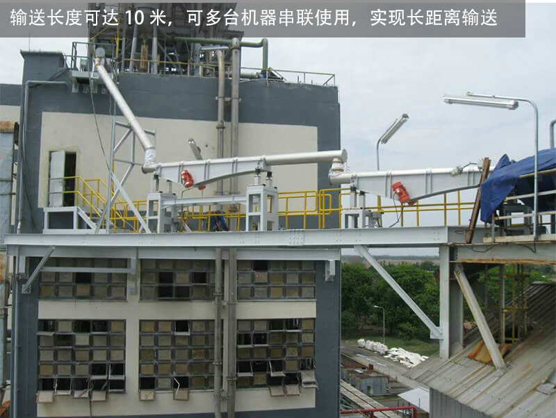 振動(dòng)輸送機(jī)有管式輸送和槽式輸送兩種。