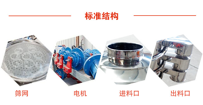 標(biāo)準(zhǔn)篩，篩網(wǎng)，電機(jī)，進(jìn)料口，出料口