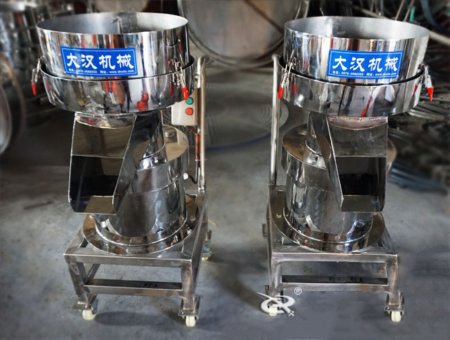 450型過濾篩機(jī)實(shí)拍：單層過濾篩過濾，多用于液體物料的使用。